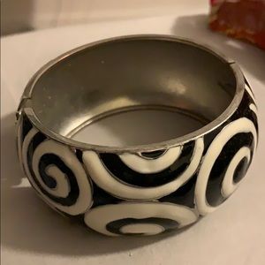 Black and white bracelet